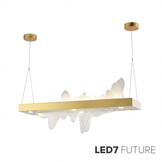 Loft Industry Modern - Iceberg Chandelier